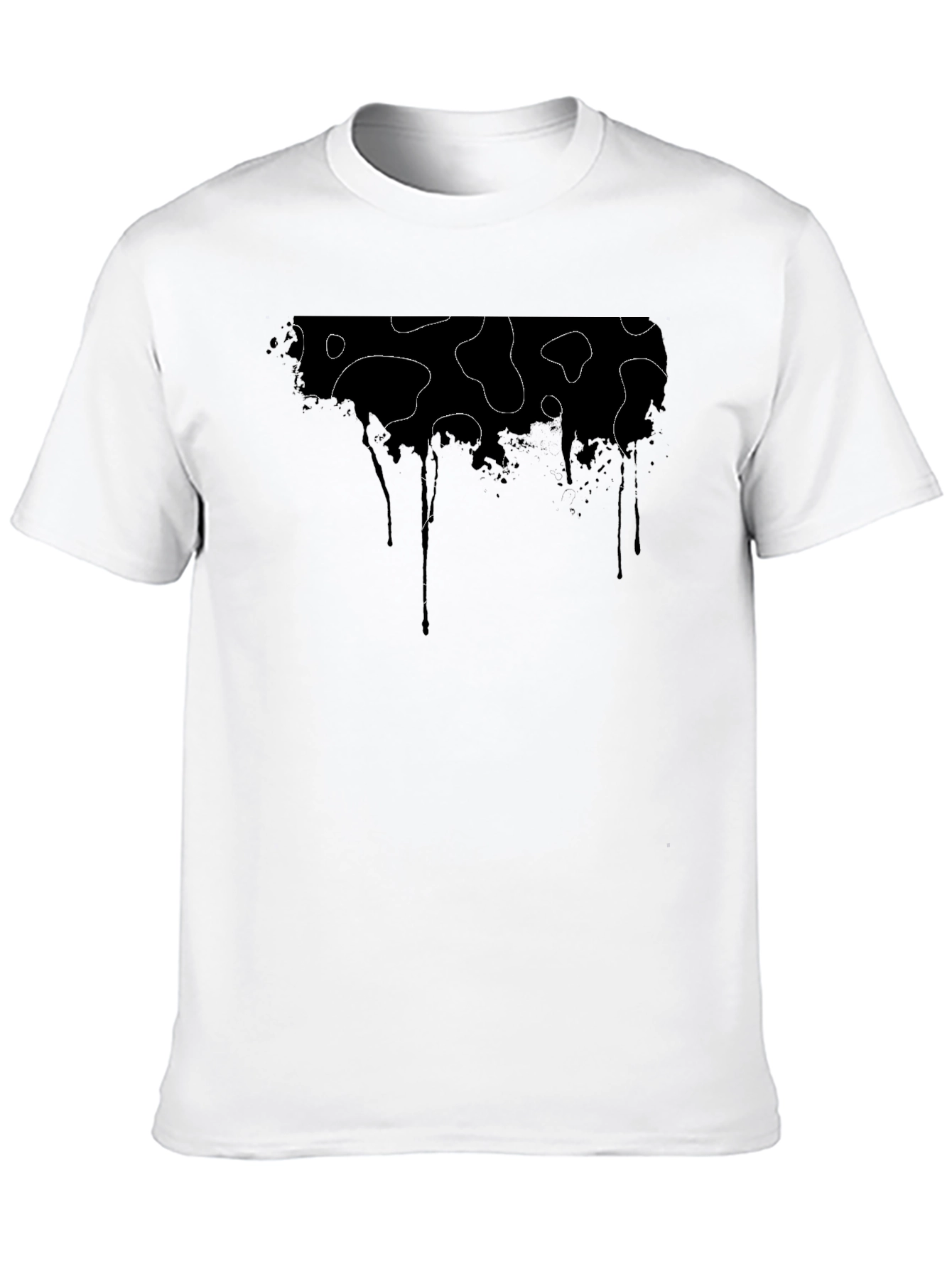 Modern Cow Print Drip Tee