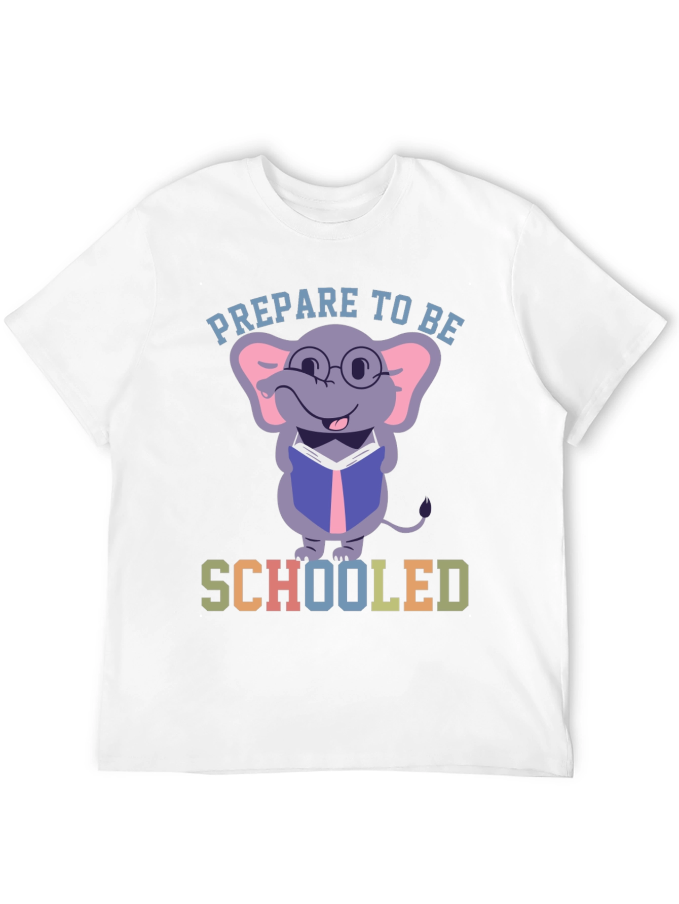 Schooled Elephant T-Shirt - Back to School