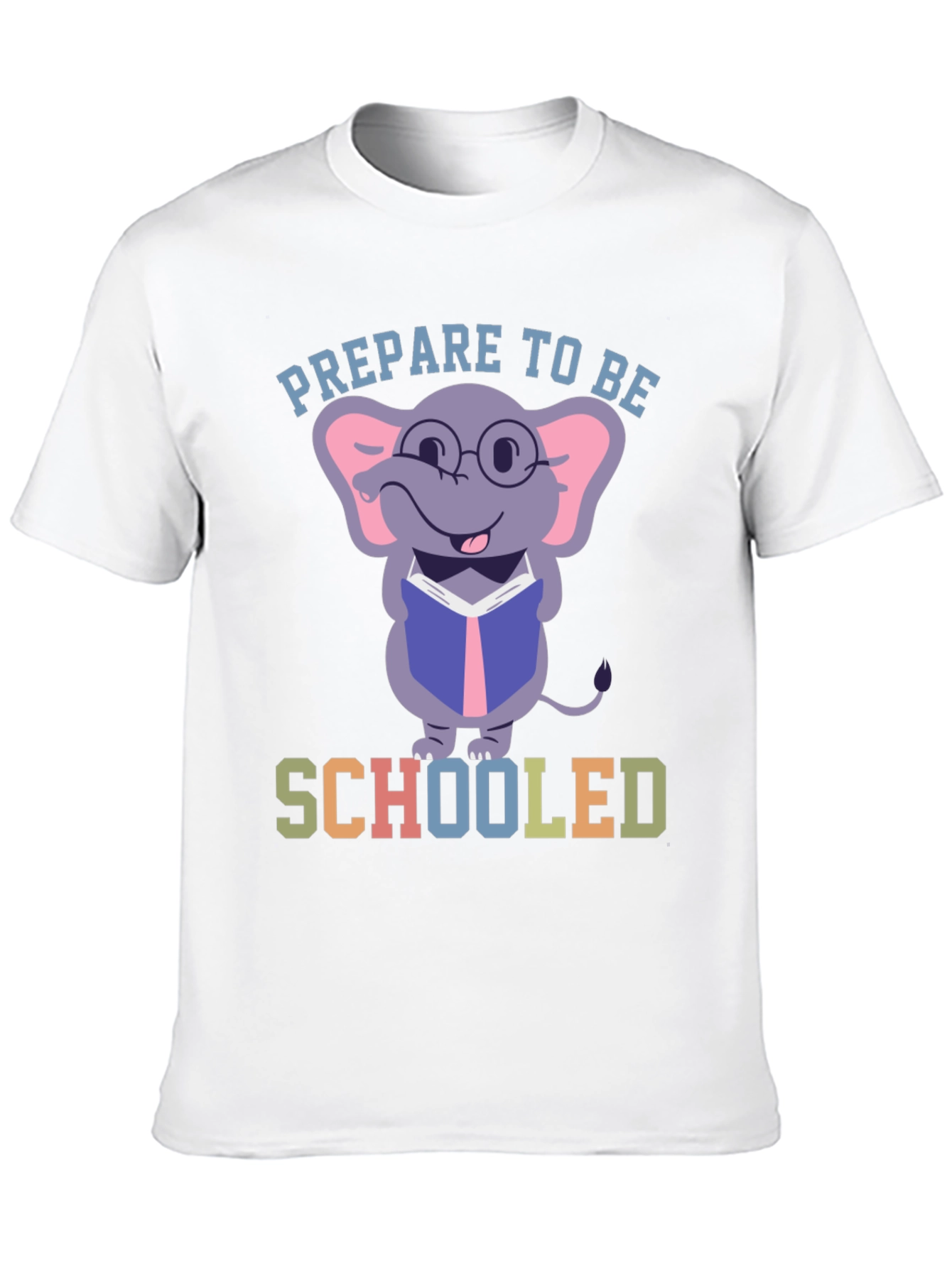 Schooled Elephant T-Shirt - Back to School