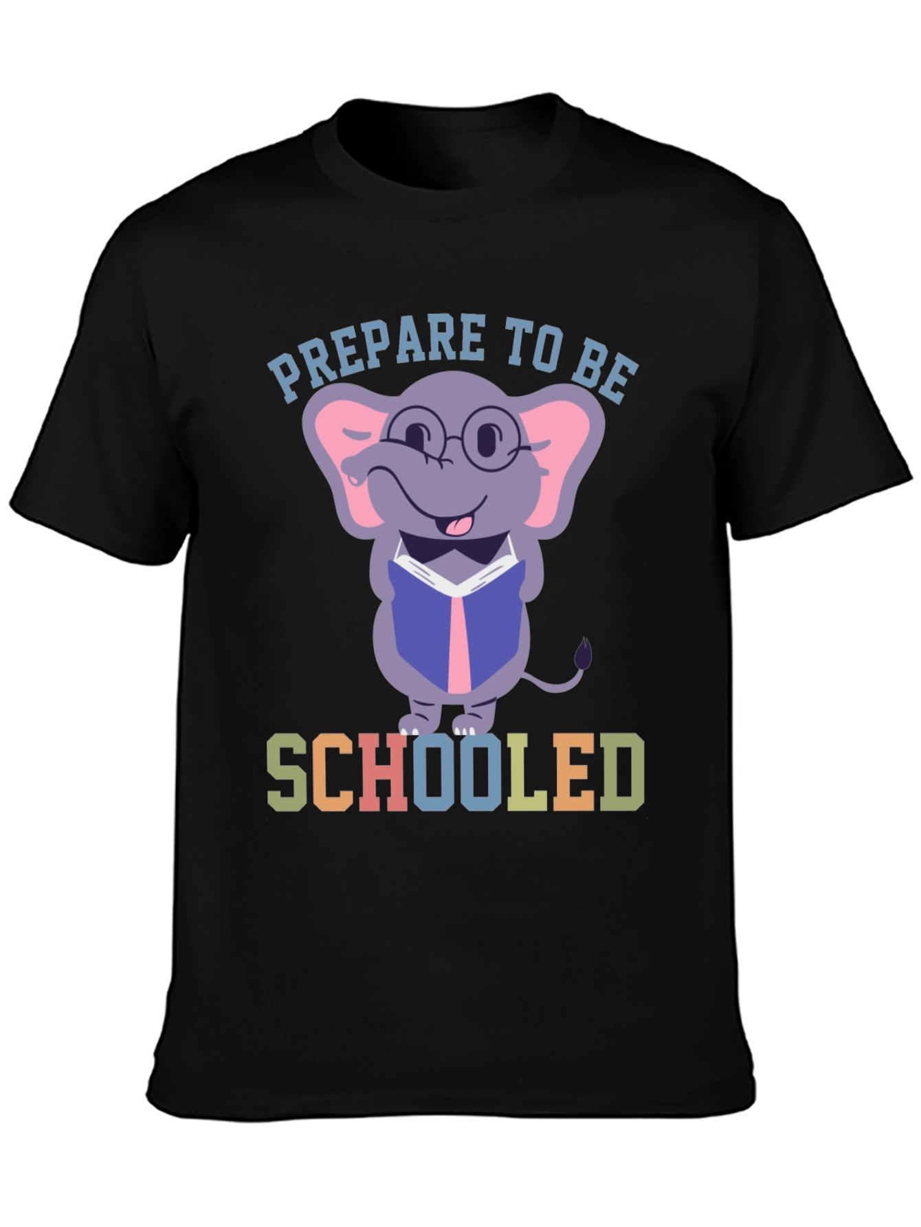 Schooled Elephant T-Shirt - Back to School