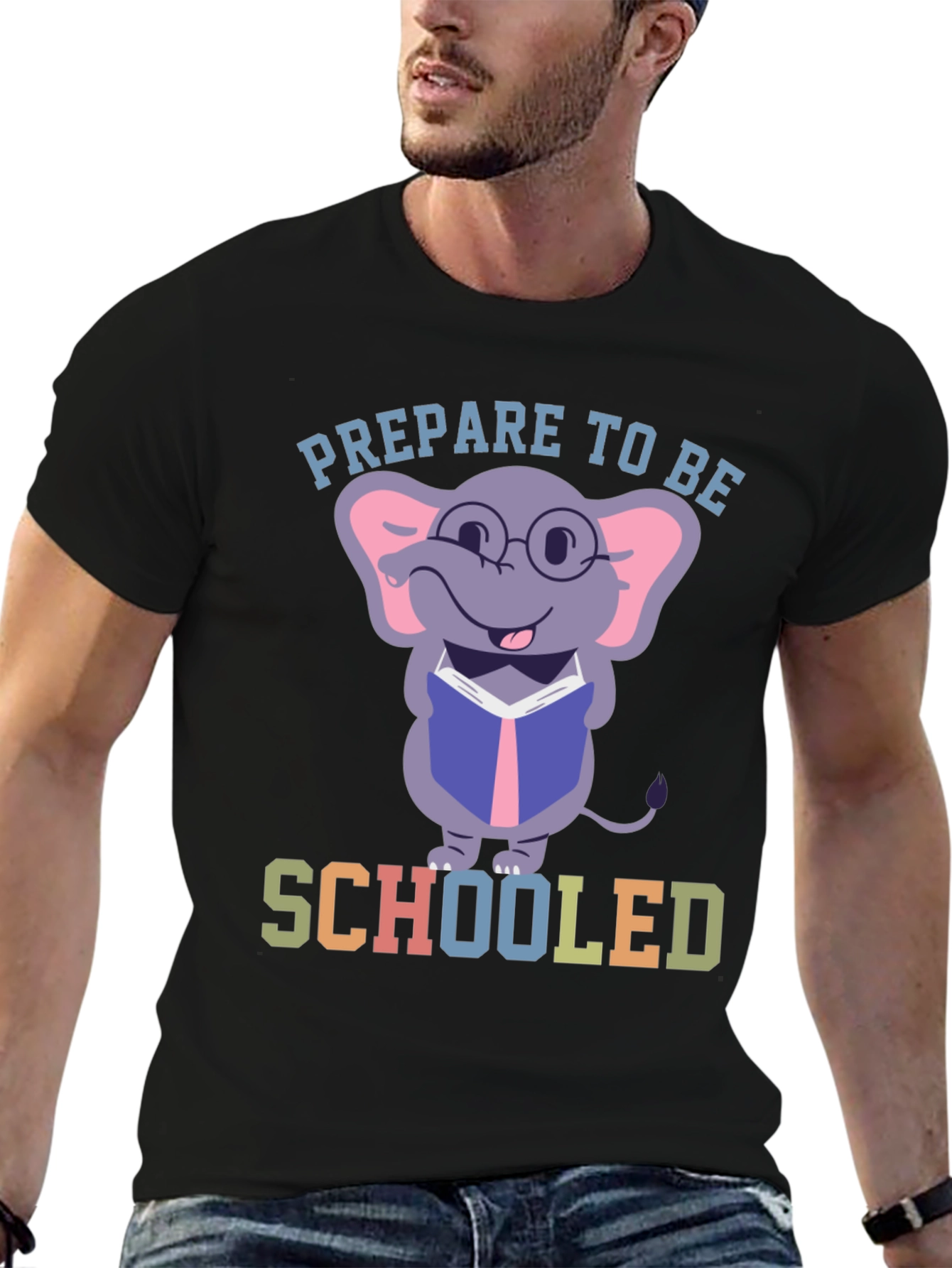 Schooled Elephant T-Shirt - Back to School