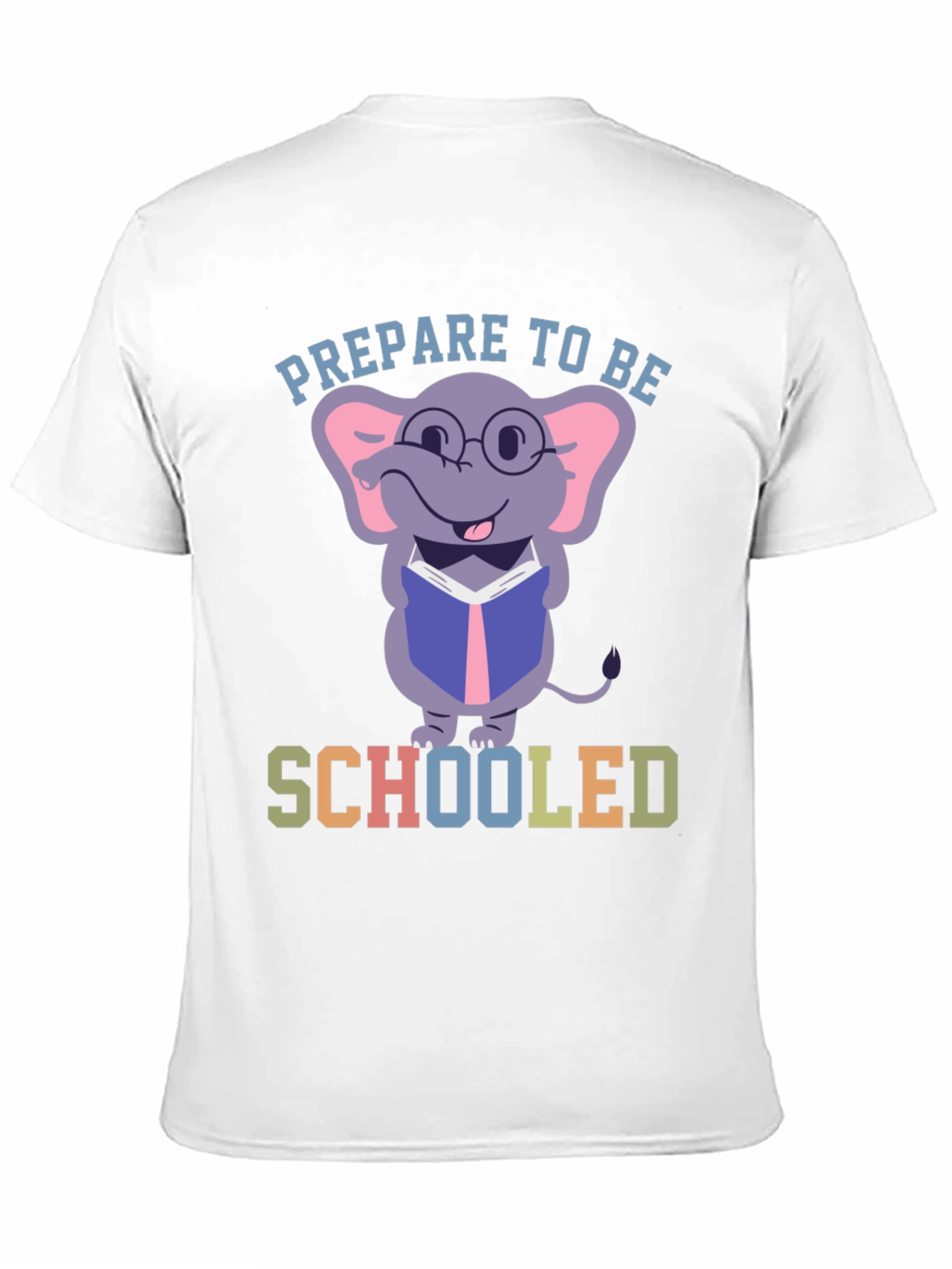 Schooled Elephant T-Shirt - Back to School