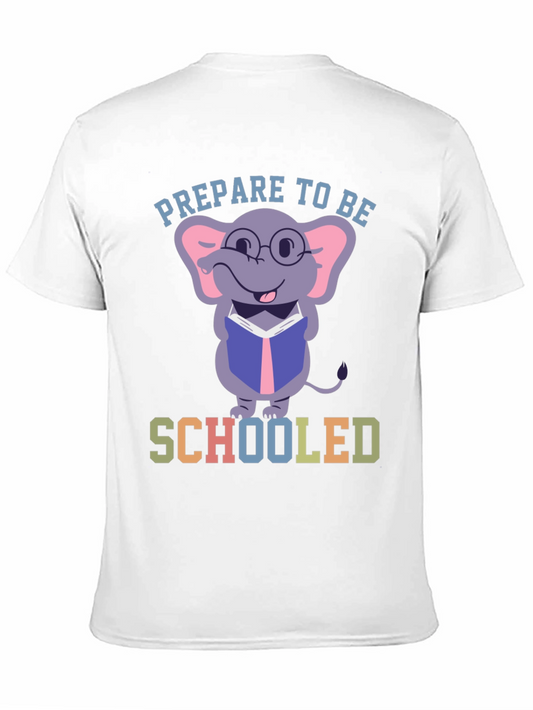 Schooled Elephant T-Shirt - Back to School