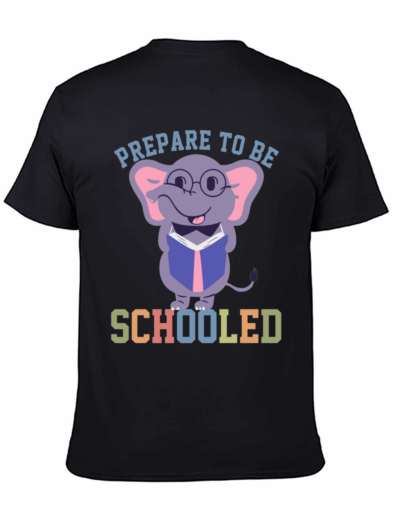 Schooled Elephant T-Shirt - Back to School