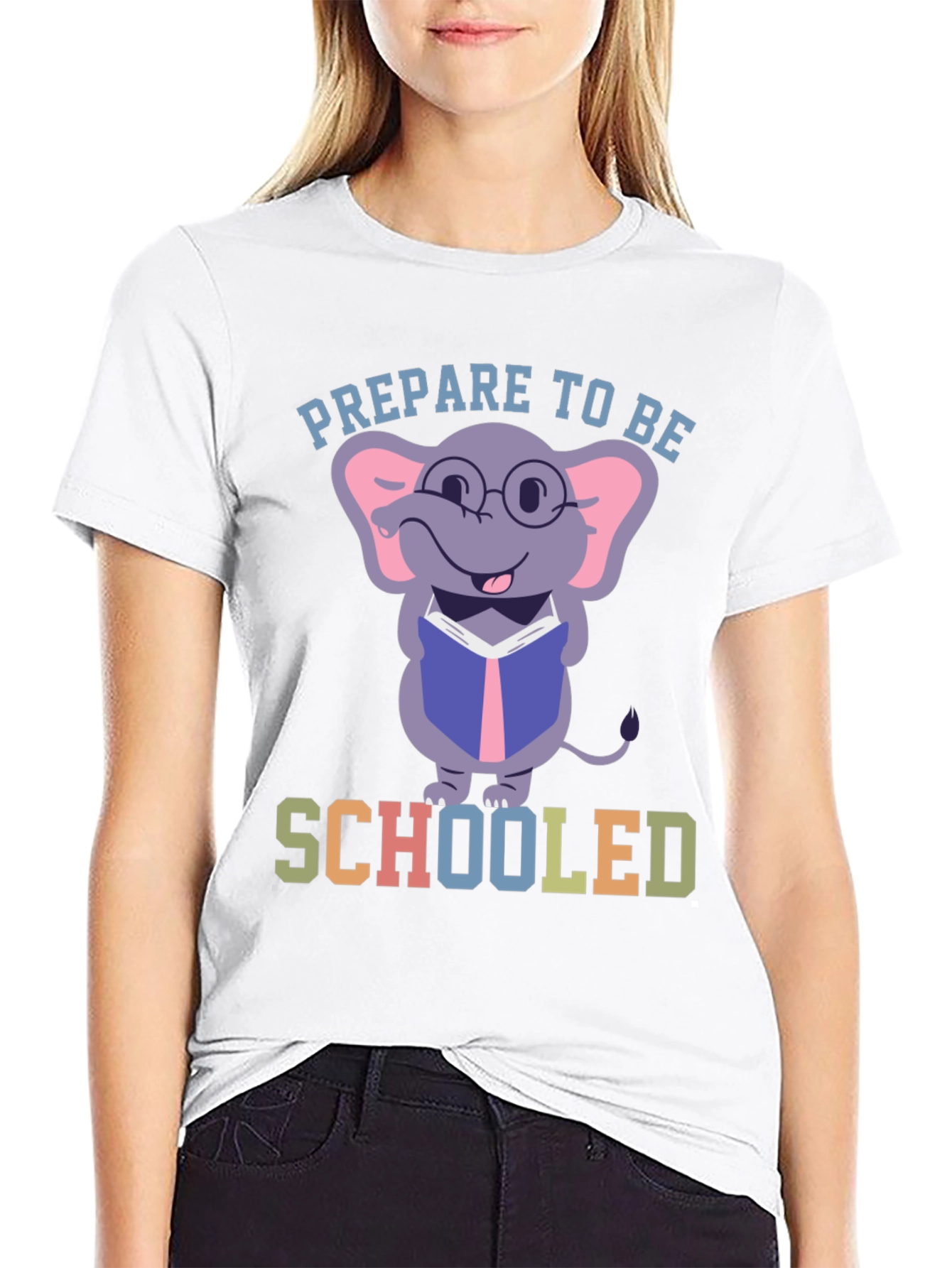 Schooled Elephant T-Shirt - Back to School