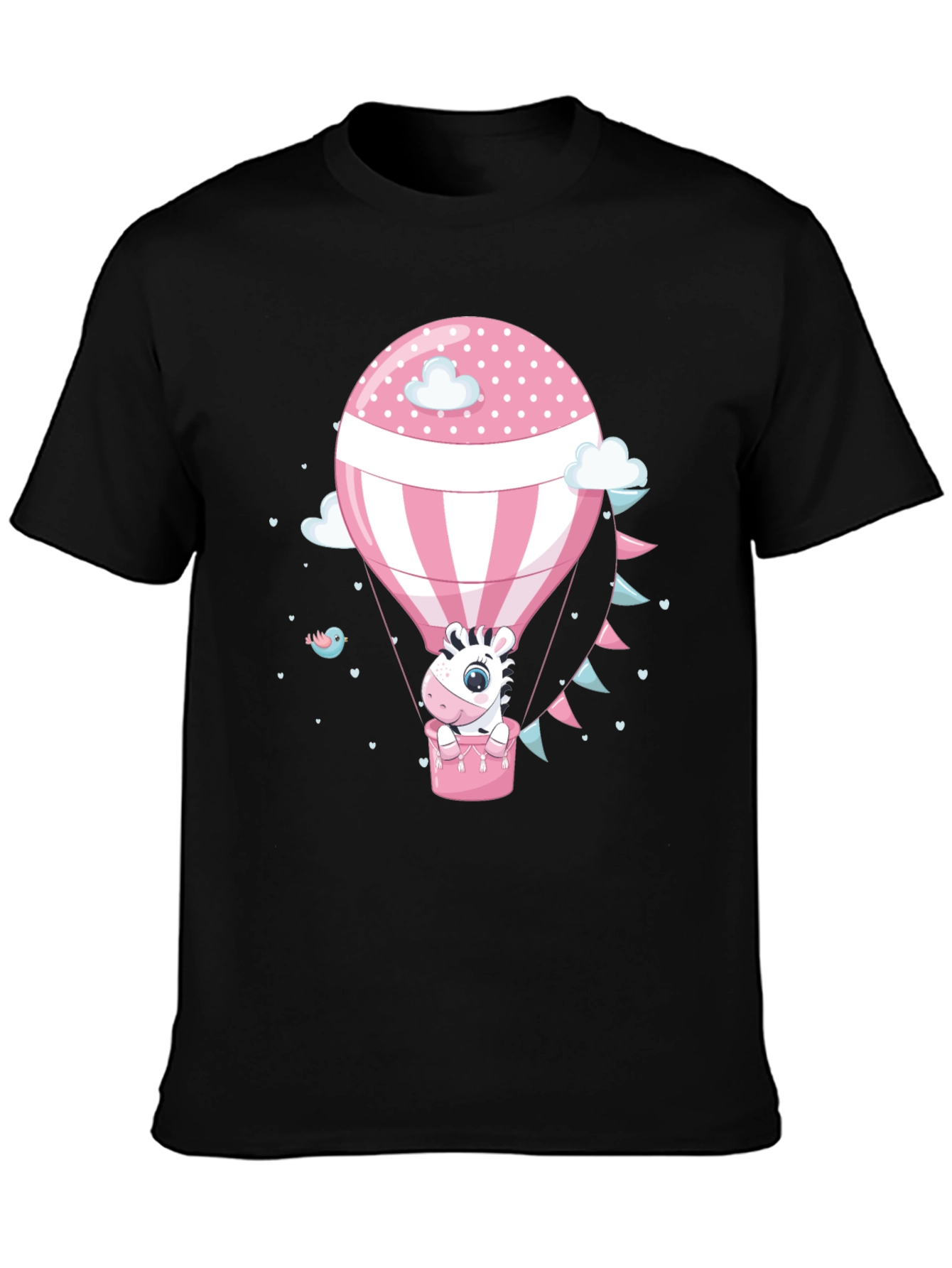 Zebra in Balloon Graphic Tee