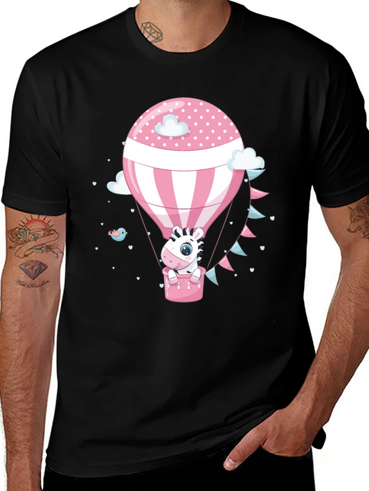 Zebra in Balloon Graphic Tee