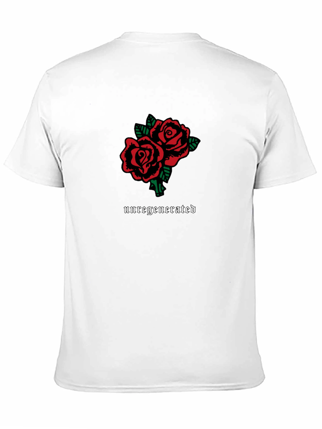 Unregenerated Roses Graphic Tee - Black