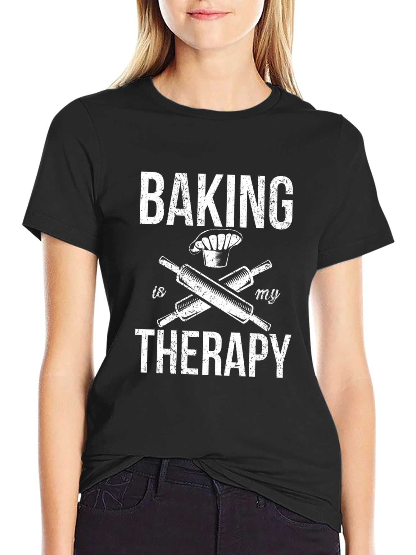 Baking is My Therapy Graphic T-Shirt