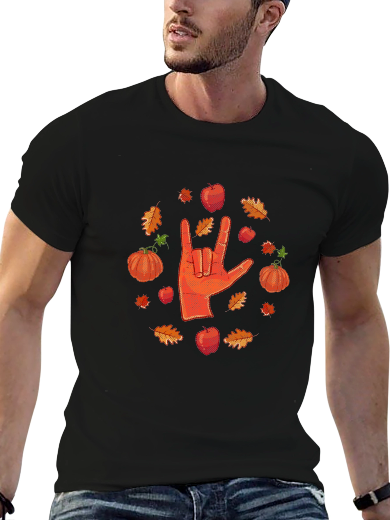 Fall I Love You Hand Sign T-Shirt