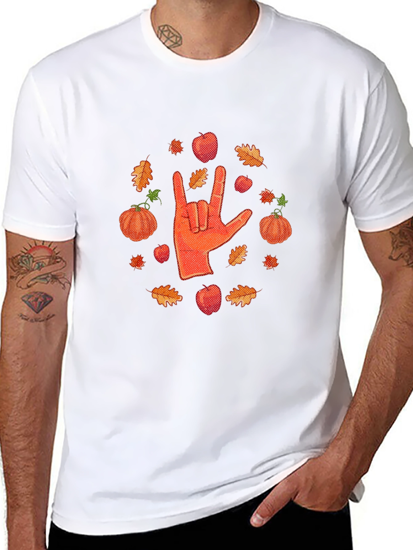 Fall I Love You Hand Sign T-Shirt