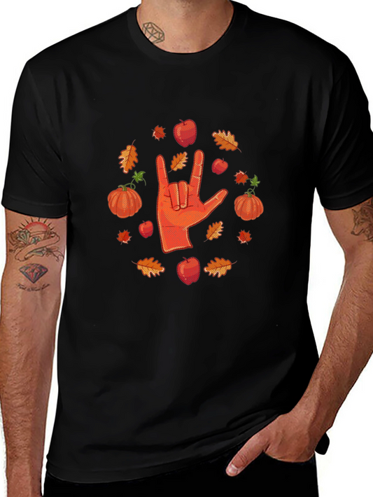 Fall I Love You Hand Sign T-Shirt