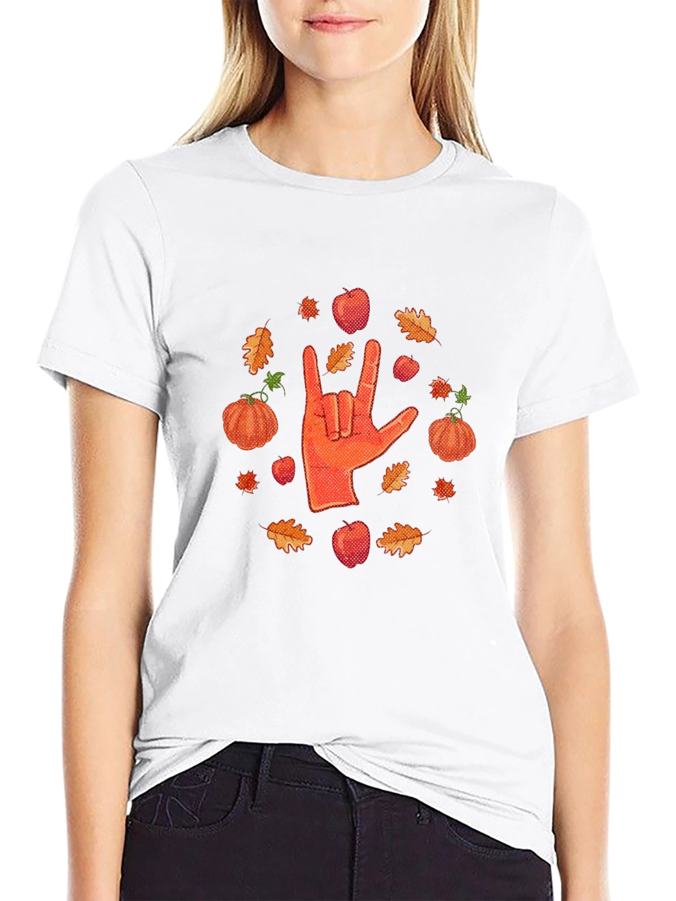 Fall I Love You Hand Sign T-Shirt