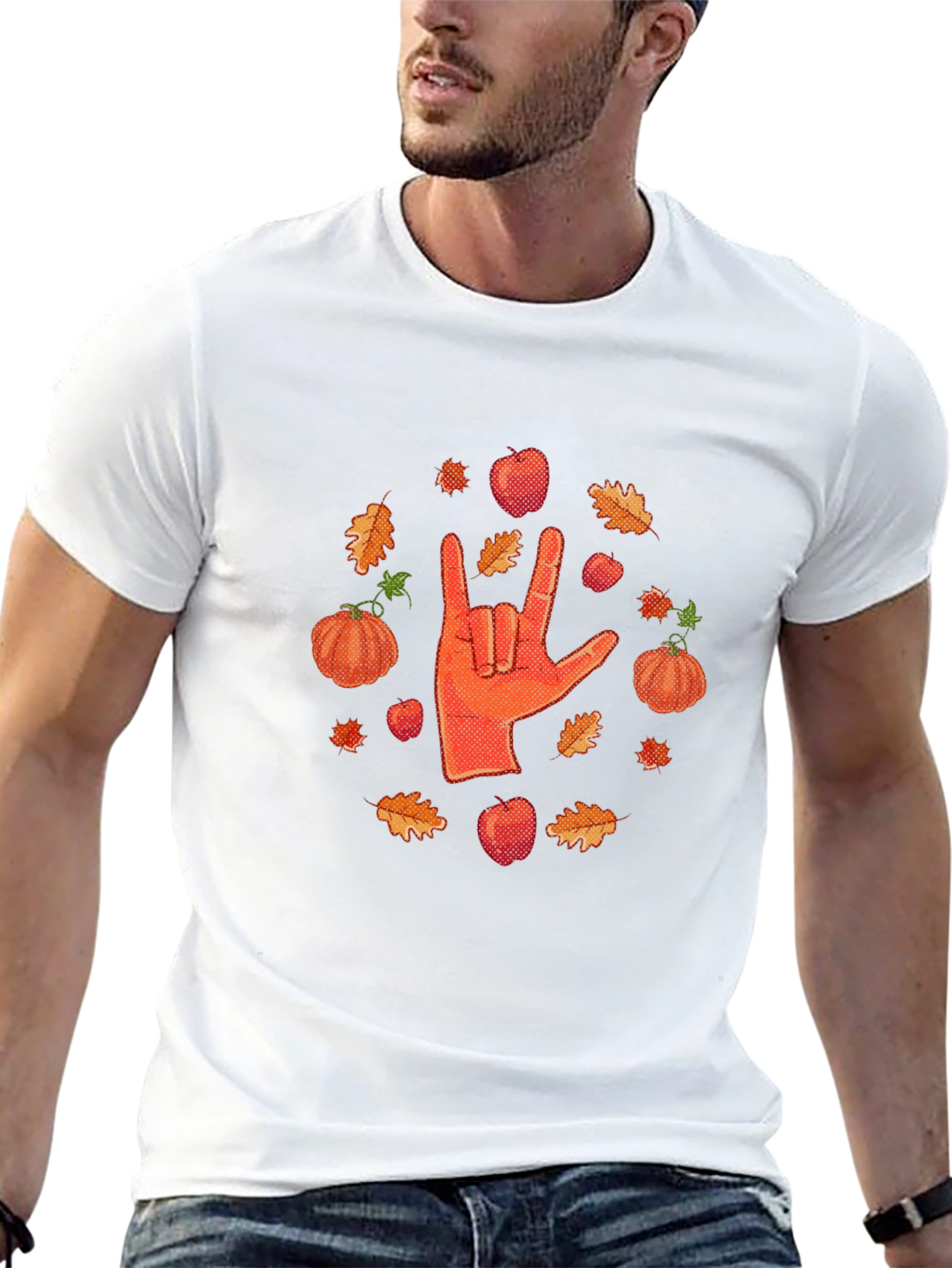 Fall I Love You Hand Sign T-Shirt