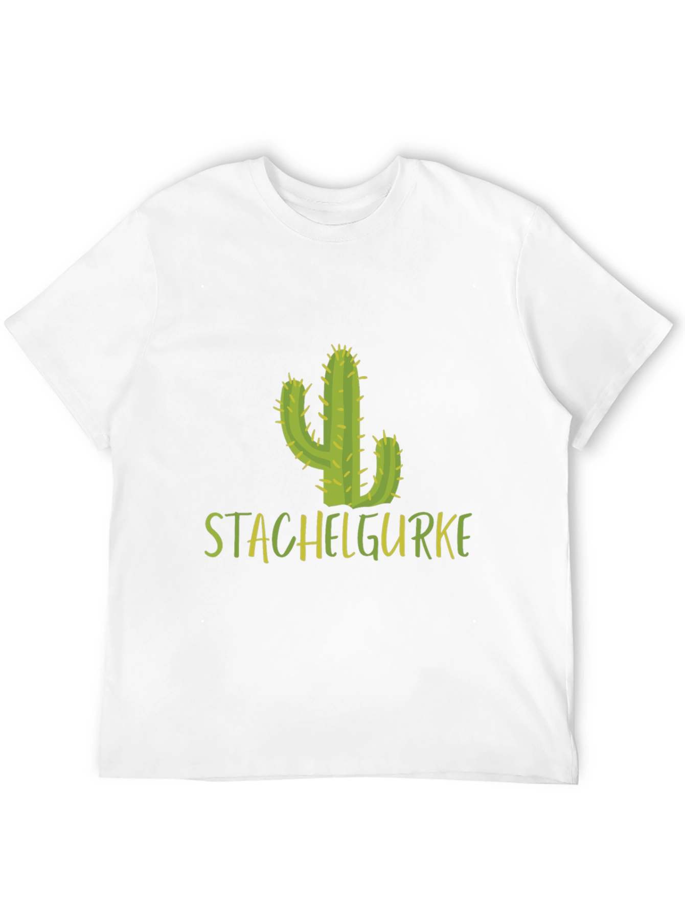 Stachelgurke Cactus T-Shirt - Black Cotton Tee