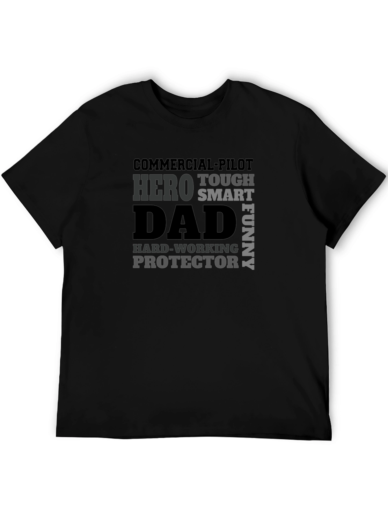 Hero Dad T-Shirt - Pilot Protector Funny Smart