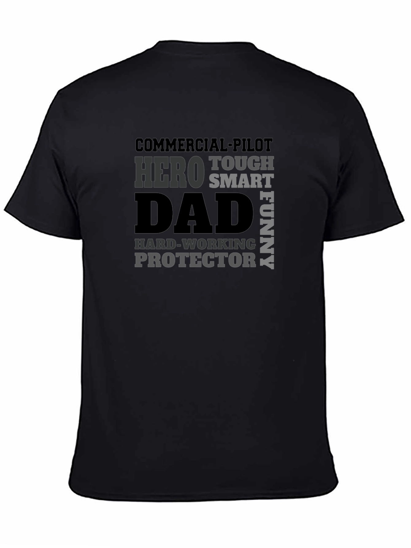 Hero Dad T-Shirt - Pilot Protector Funny Smart