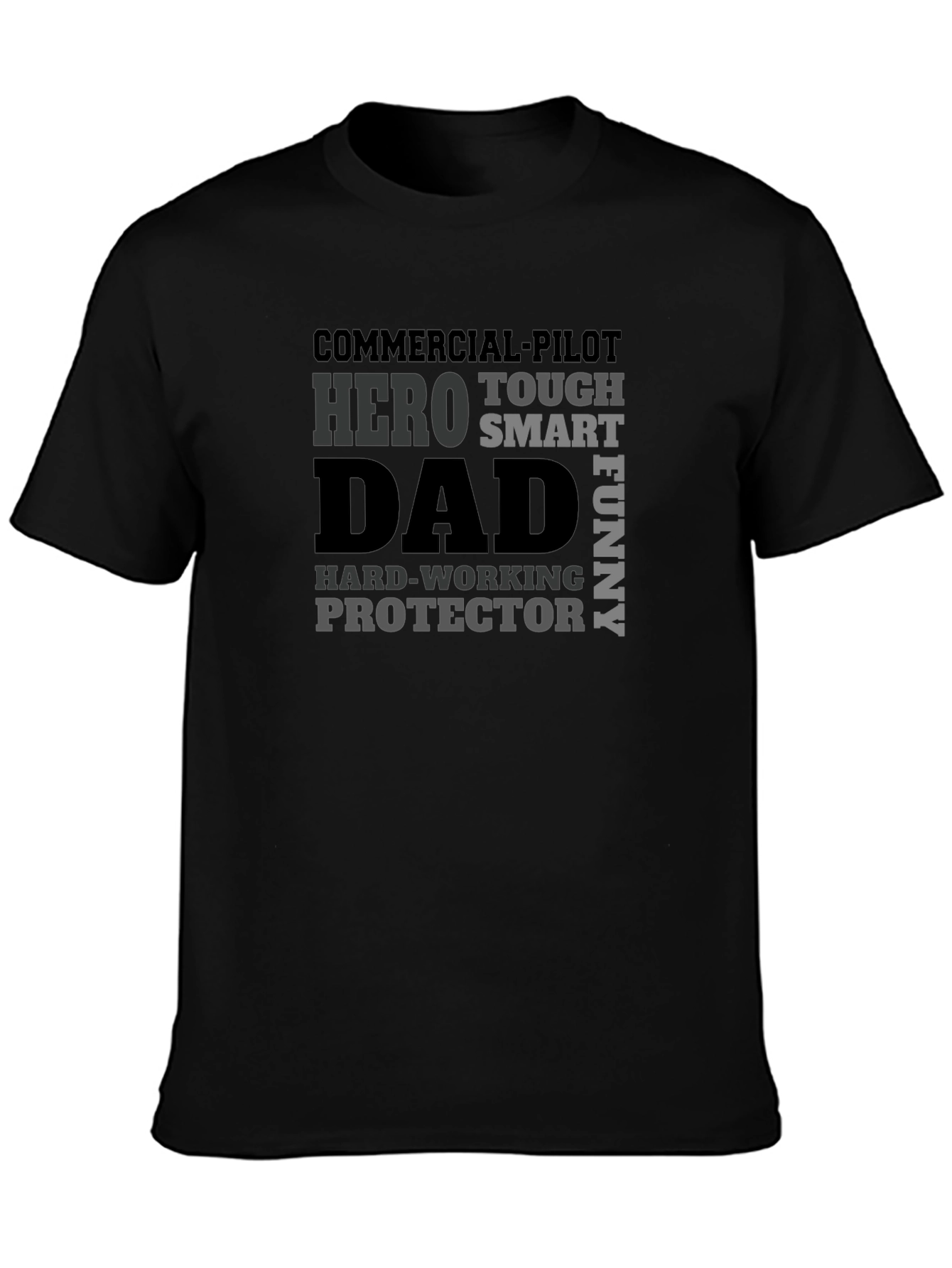 Hero Dad T-Shirt - Pilot Protector Funny Smart