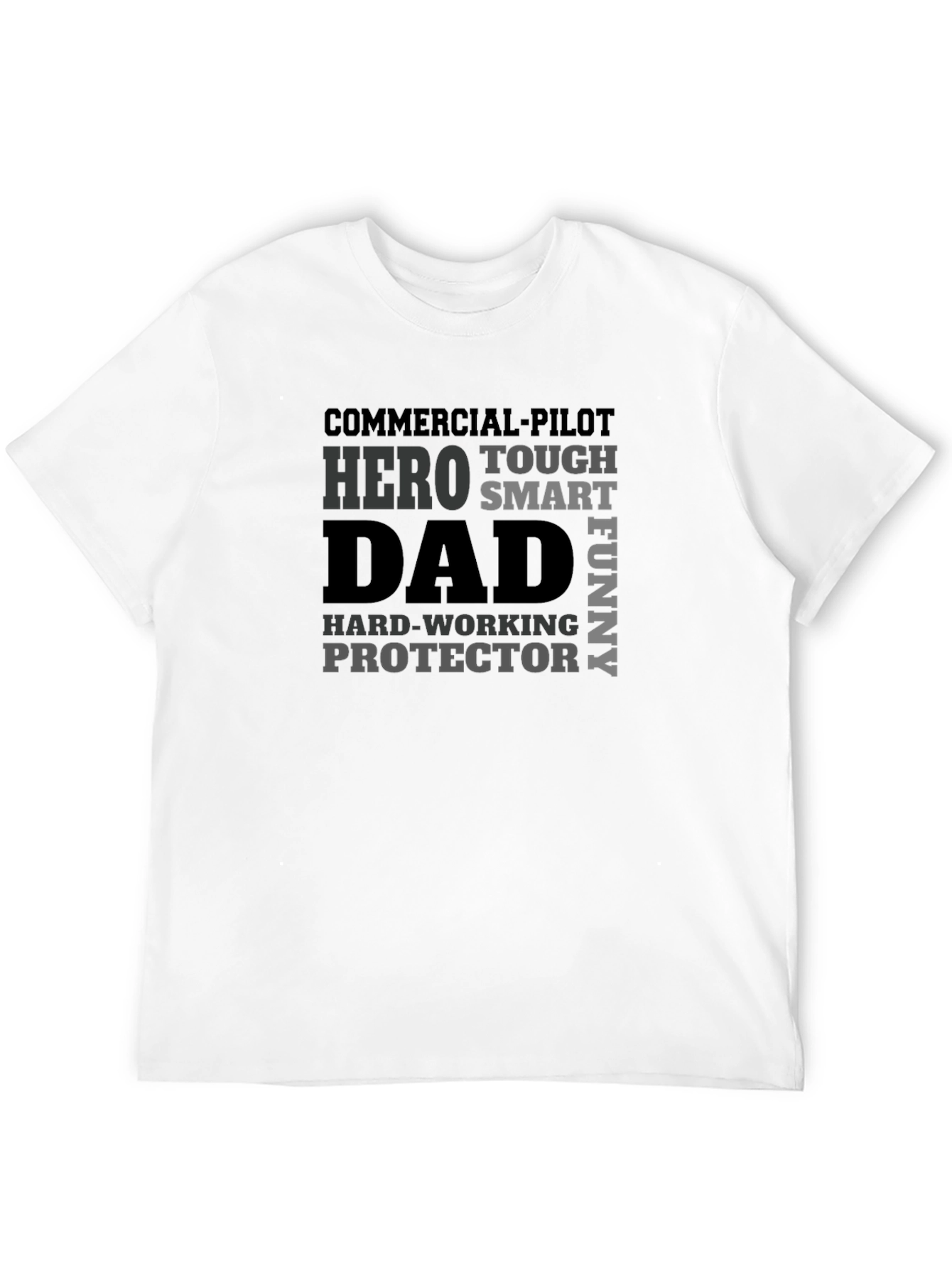 Hero Dad T-Shirt - Pilot Protector Funny Smart