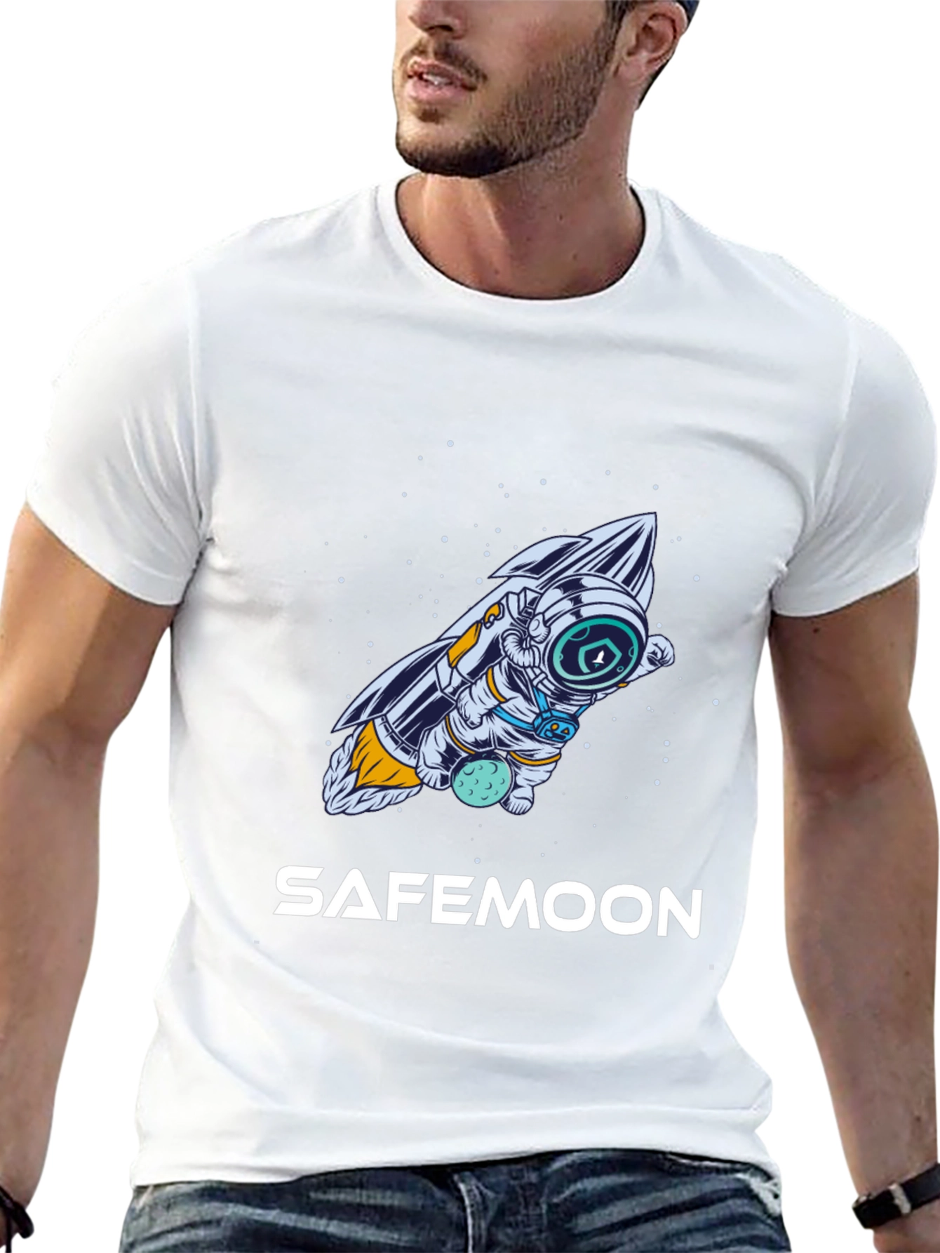 Safemoon Astronaut Black T-Shirt