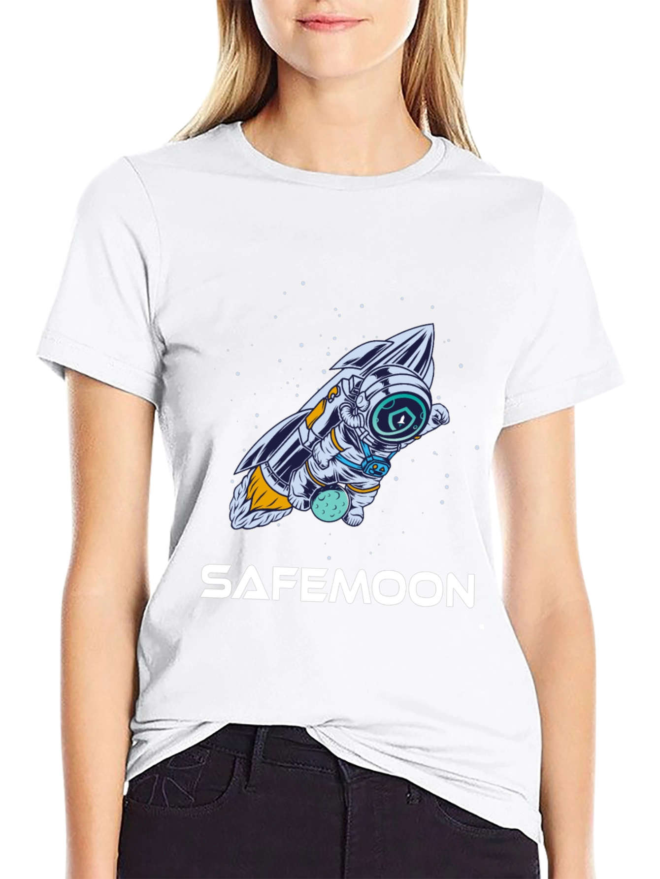 Safemoon Astronaut Black T-Shirt