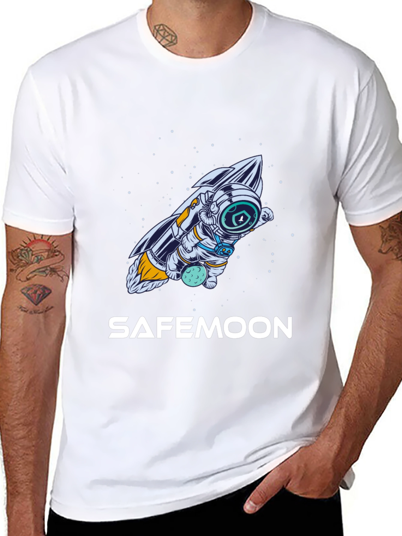 Safemoon Astronaut Black T-Shirt