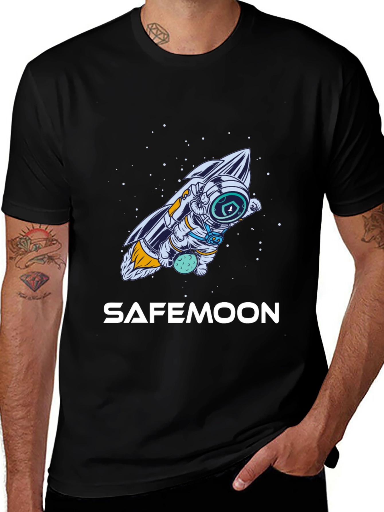 Safemoon Astronaut Black T-Shirt