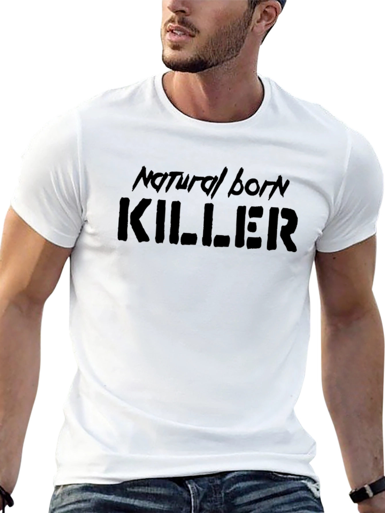 Natural Born Killer Graphic Tee - Black