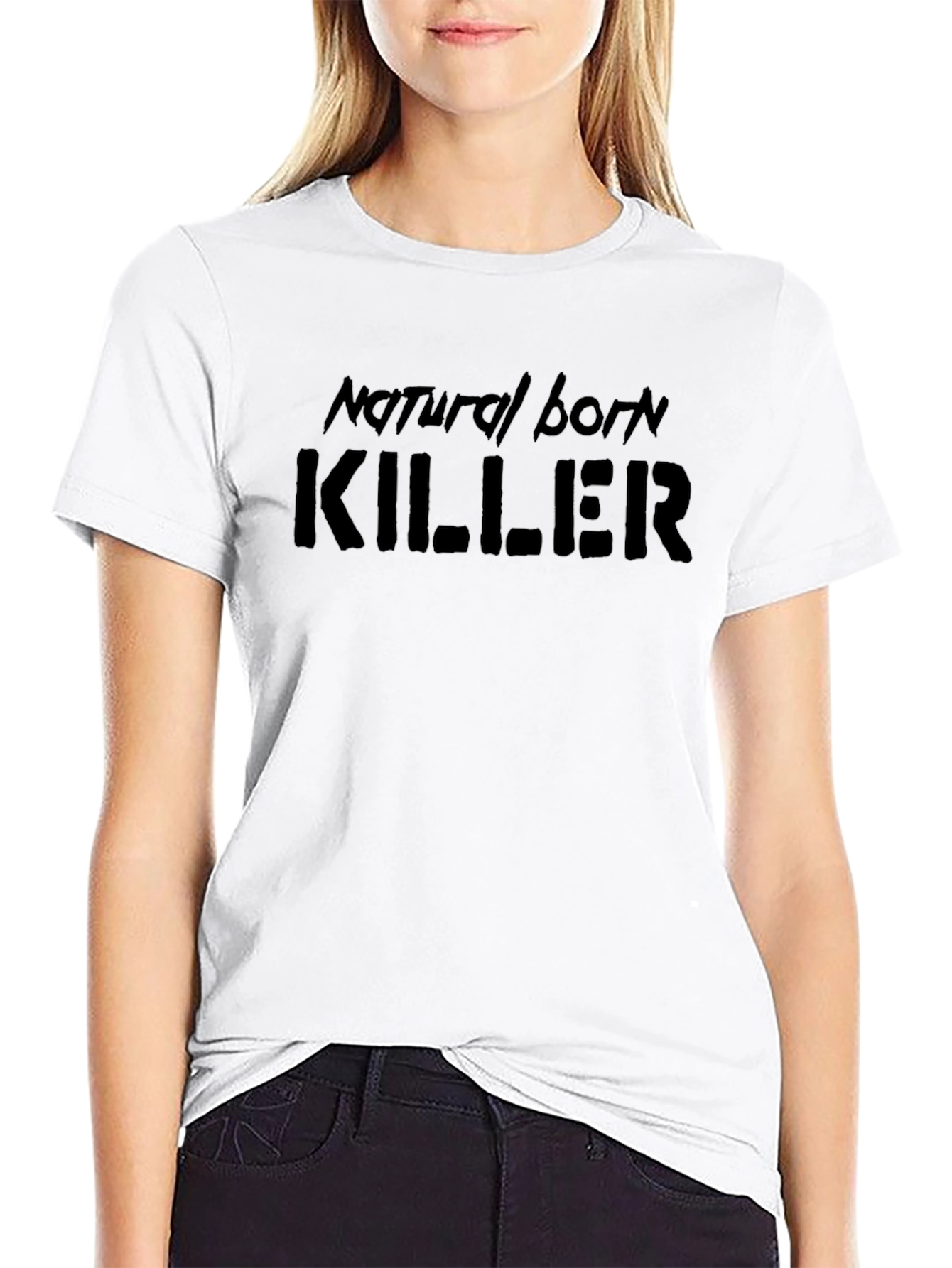 Natural Born Killer Graphic Tee - Black