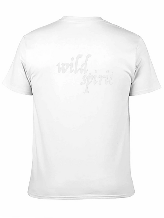 Wild Spirit Black Graphic T-Shirt