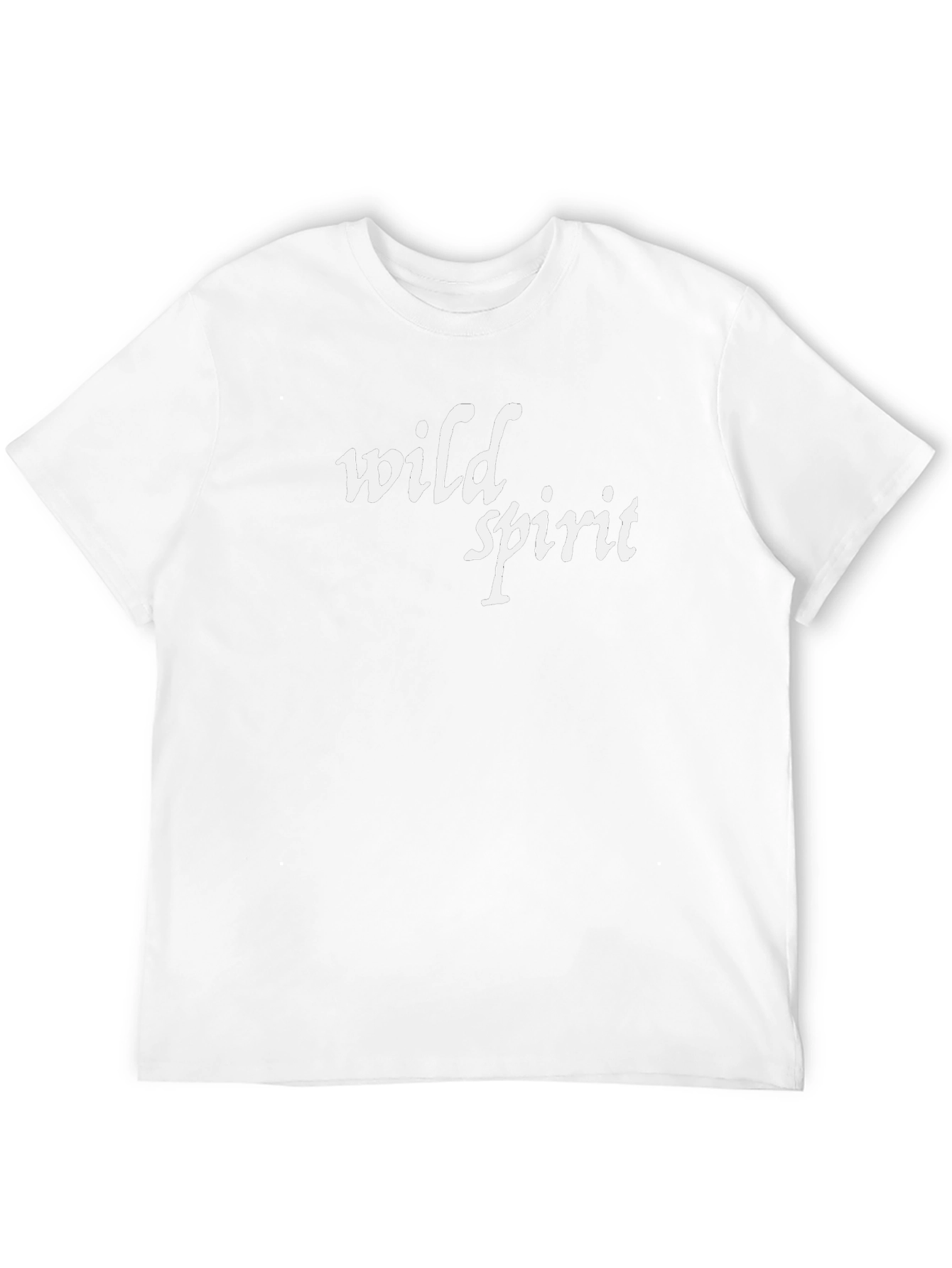 Wild Spirit Black Graphic T-Shirt