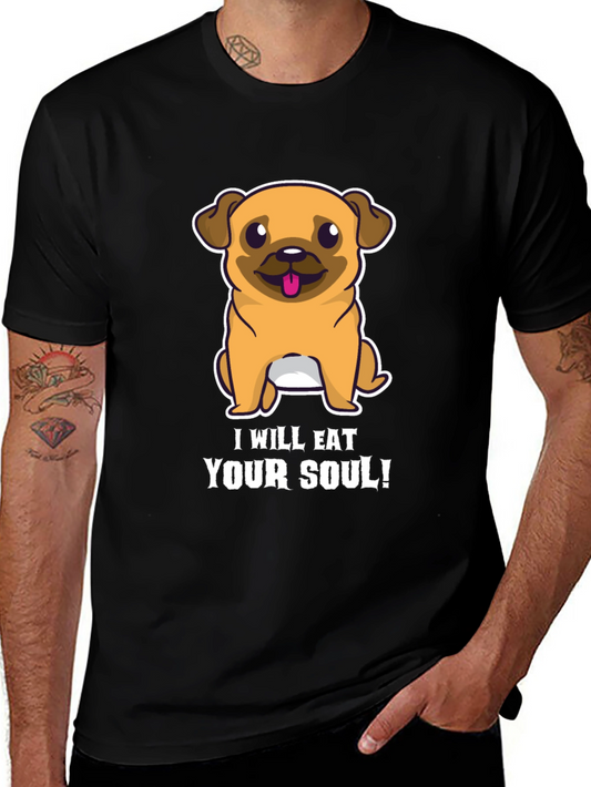 Eat Your Soul Pug T-Shirt - Funny Dog Tee