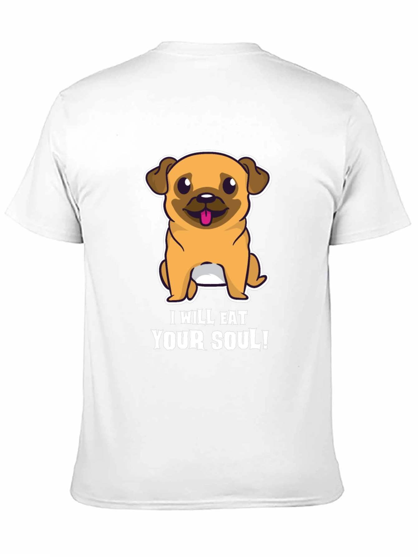 Eat Your Soul Pug T-Shirt - Funny Dog Tee