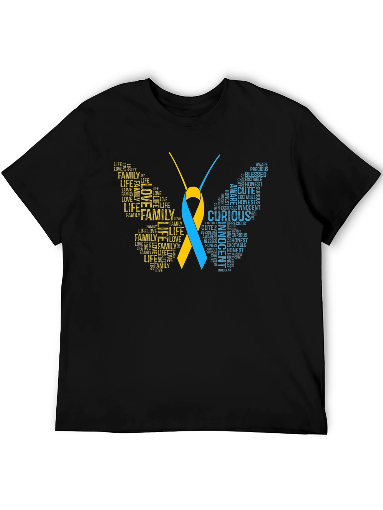 Down Syndrome Awareness Butterfly T-Shirt