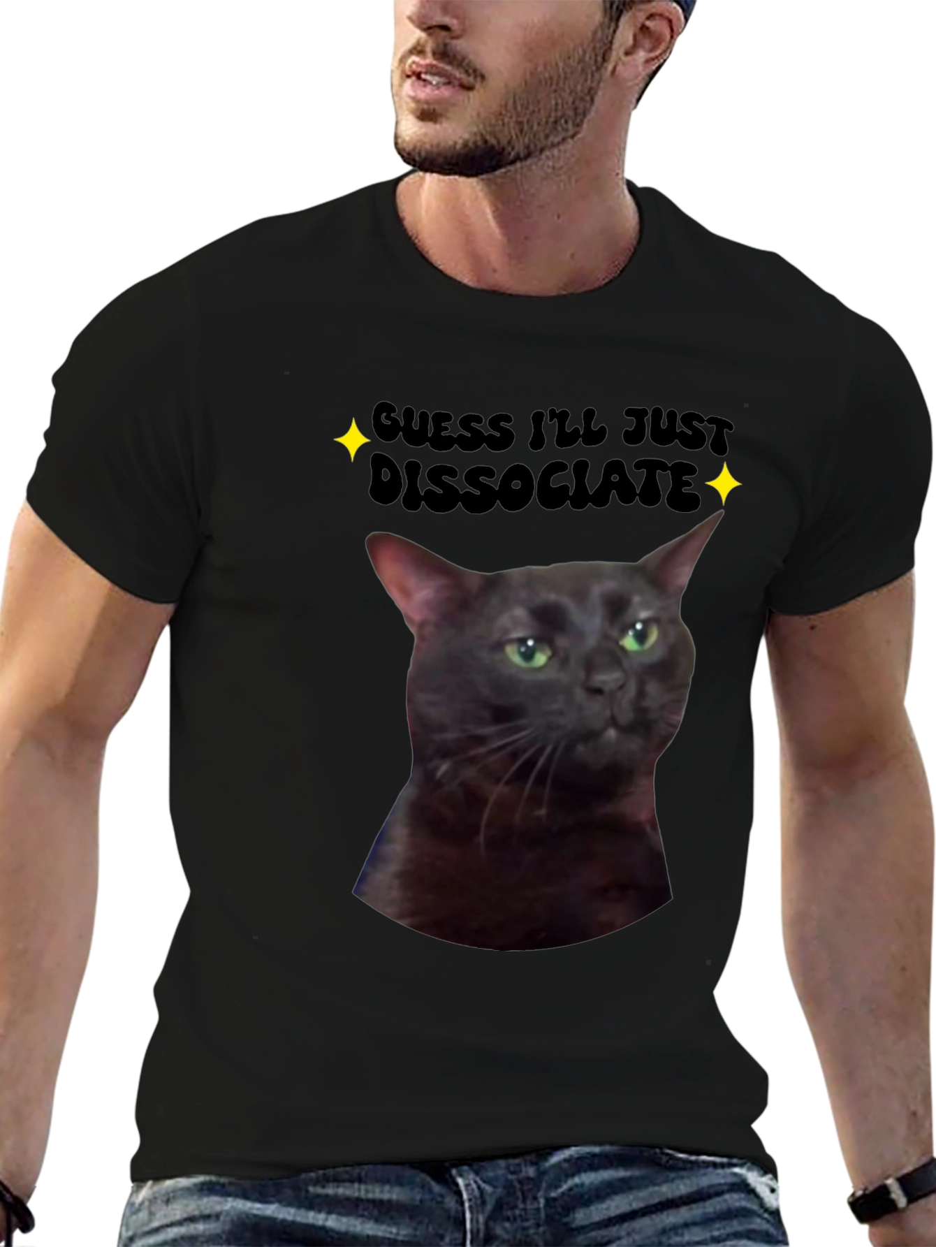 Dissociate Cat T-Shirt