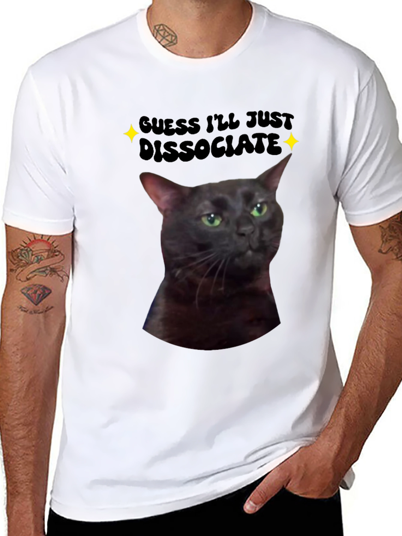 Dissociate Cat T-Shirt