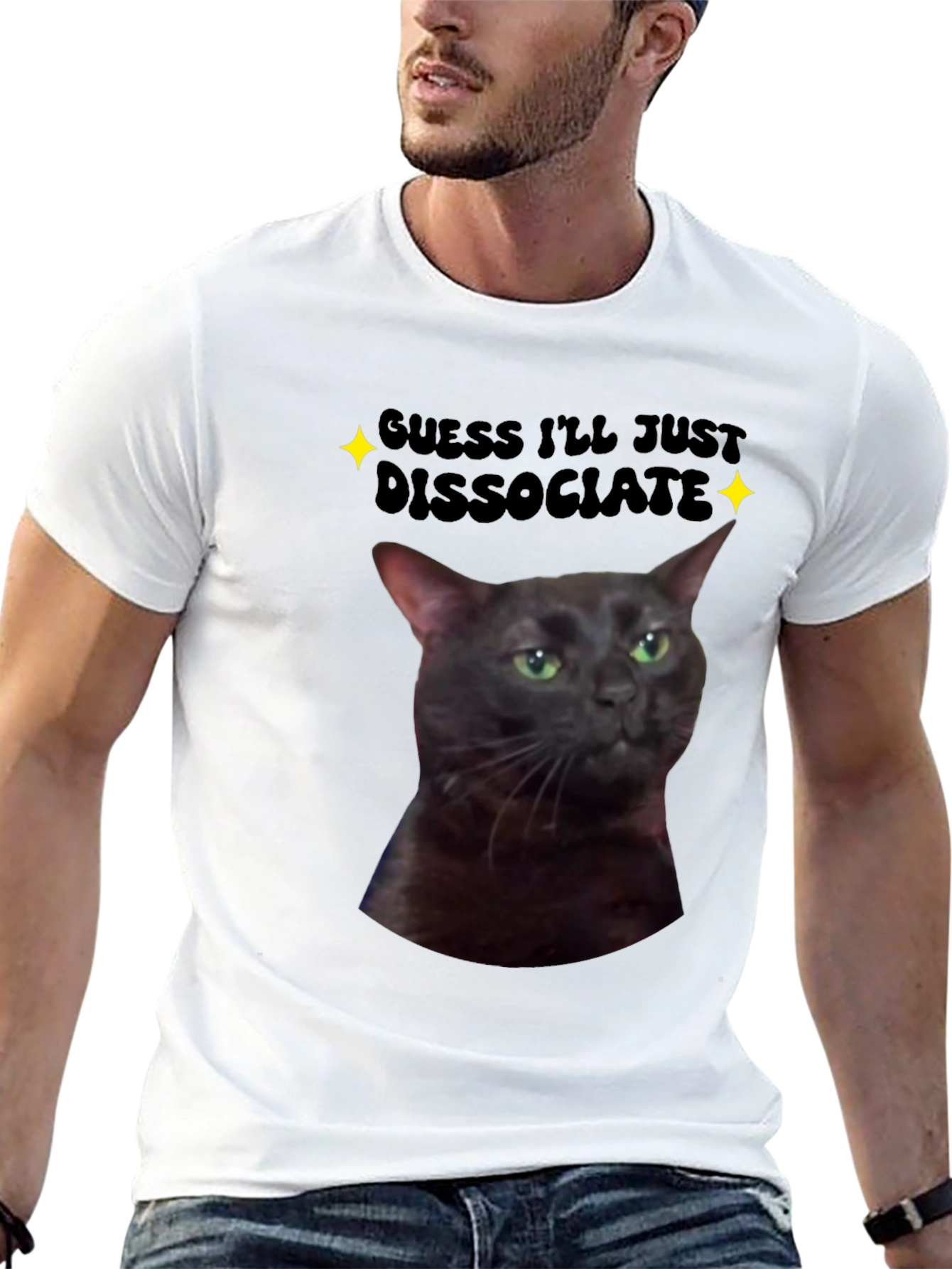 Dissociate Cat T-Shirt