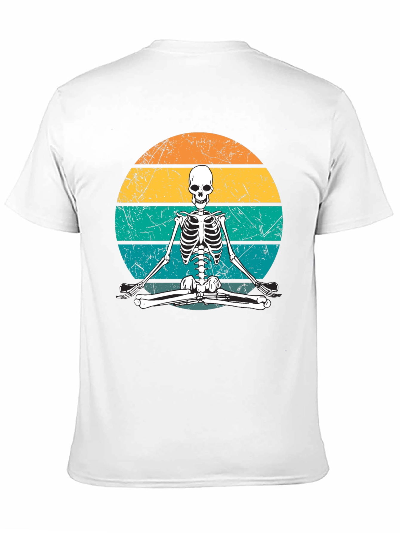 Yoga Skeleton Retro T-Shirt