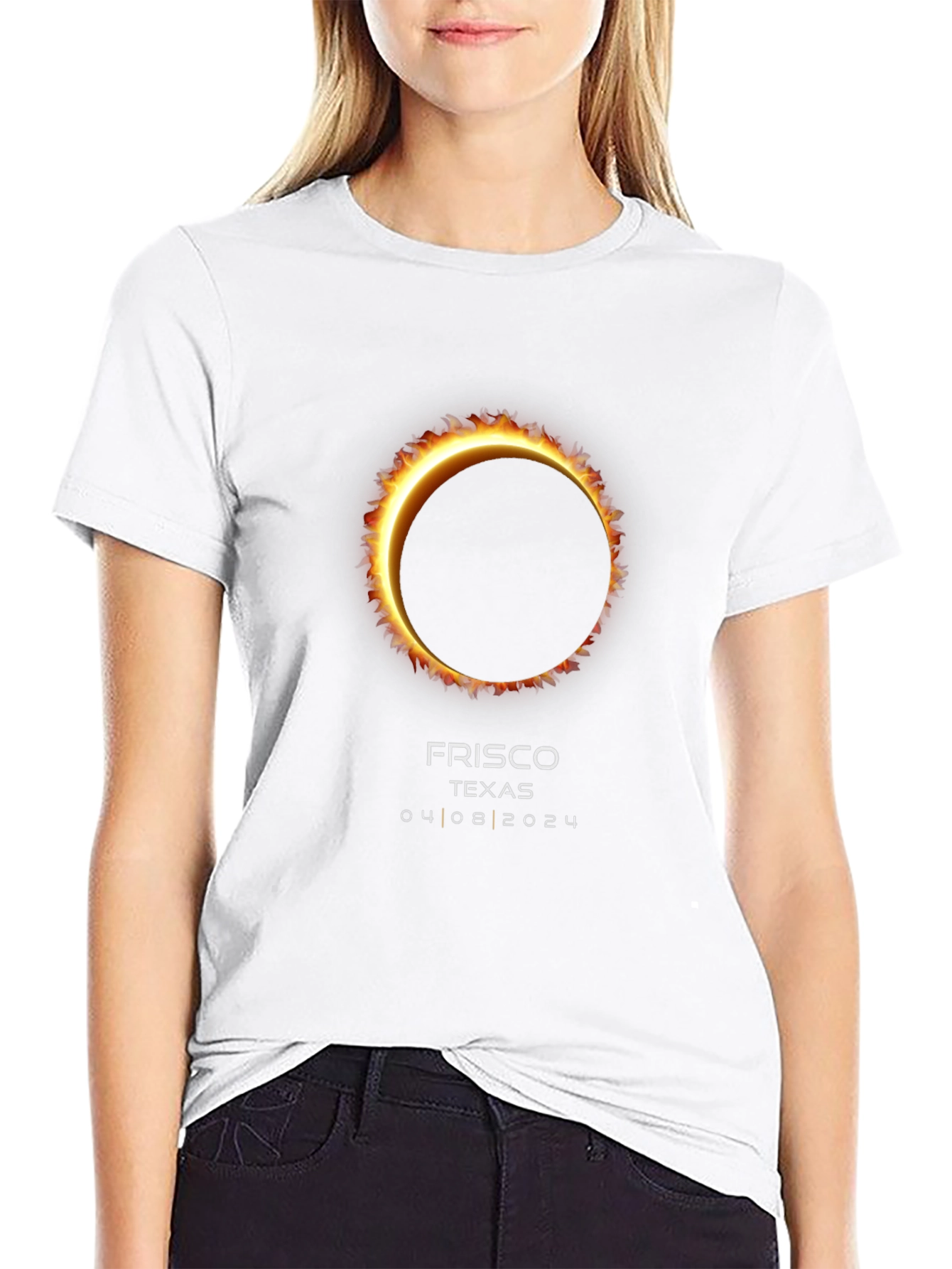 Frisco Texas Eclipse 04 08 2024 T-Shirt