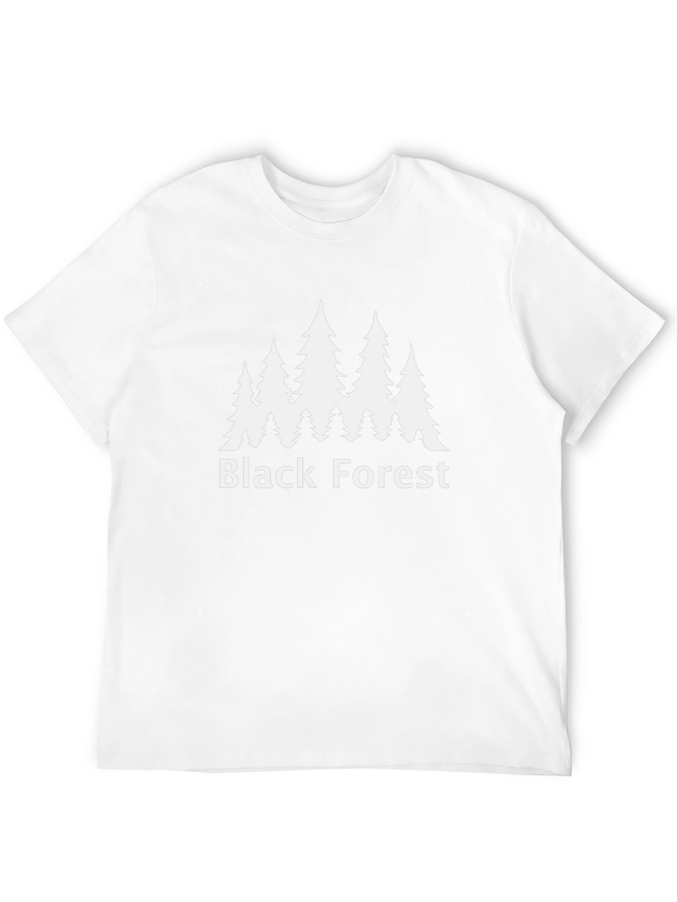 Black Forest T-Shirt - Nature Inspired Graphic Tee