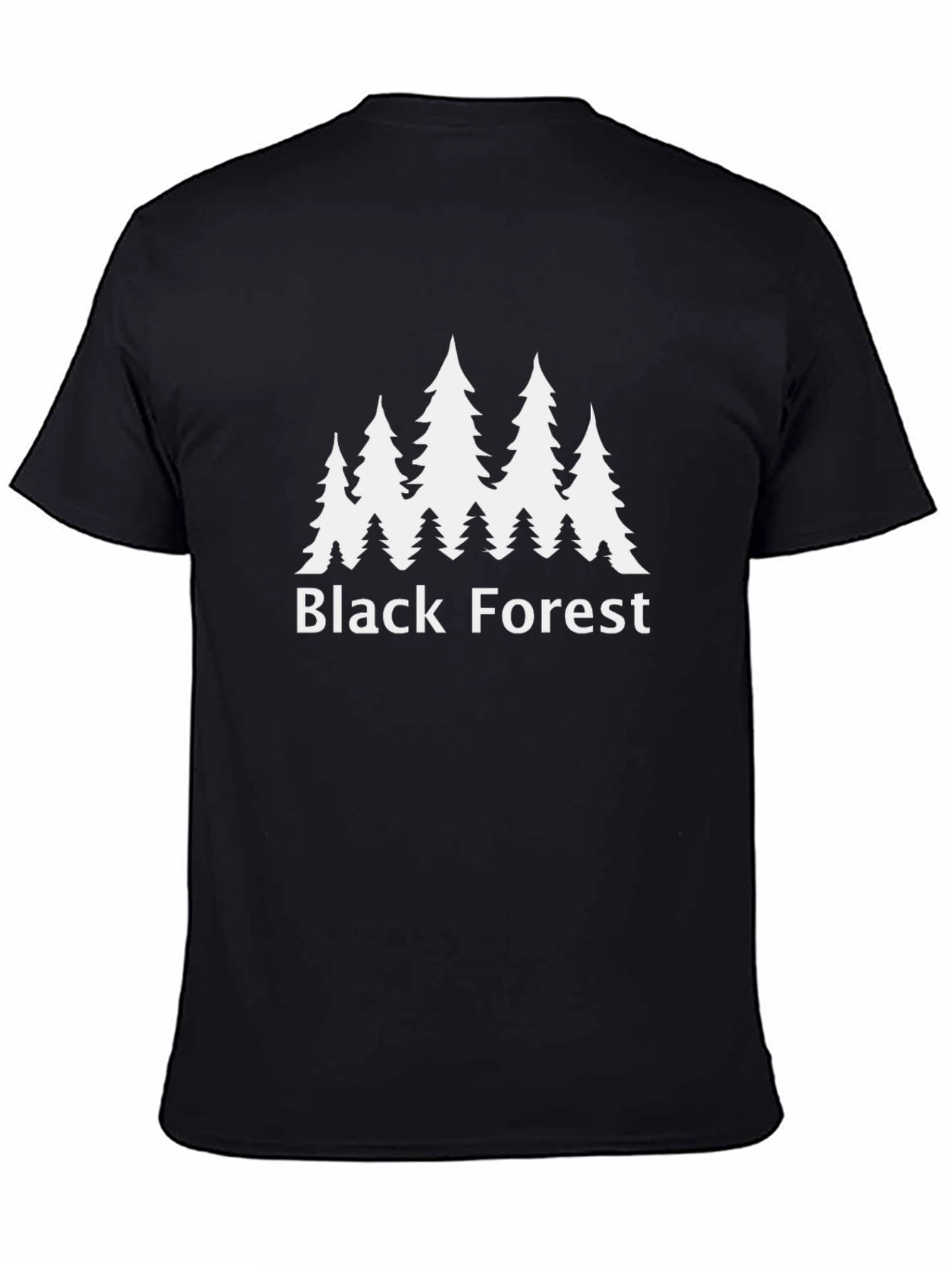 Black Forest T-Shirt - Nature Inspired Graphic Tee