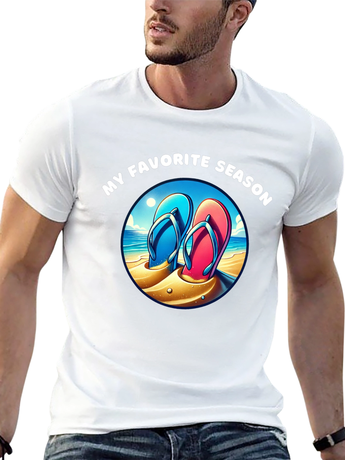 My Favorite Season Beach Flip Flop T-Shirt