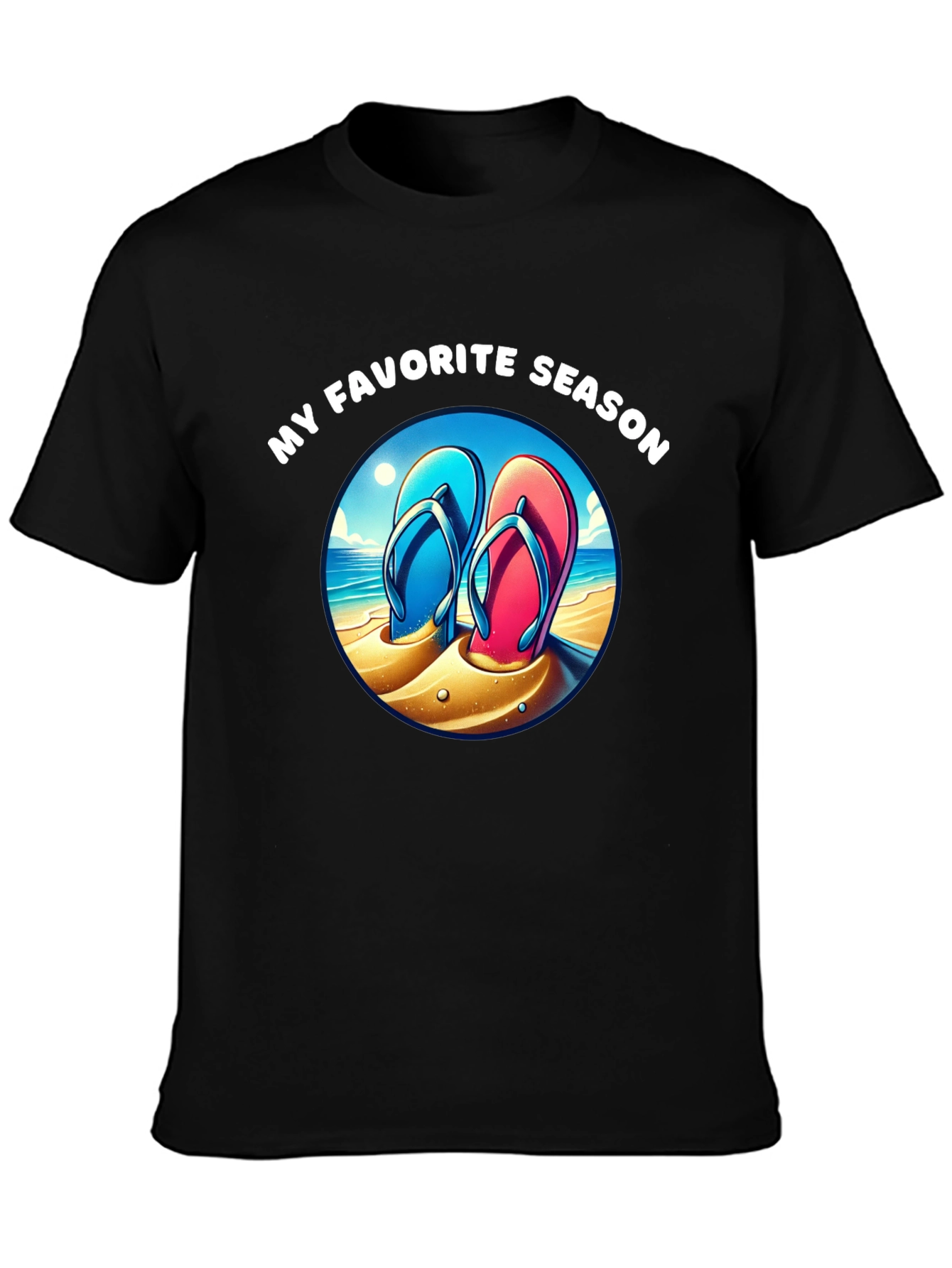 My Favorite Season Beach Flip Flop T-Shirt