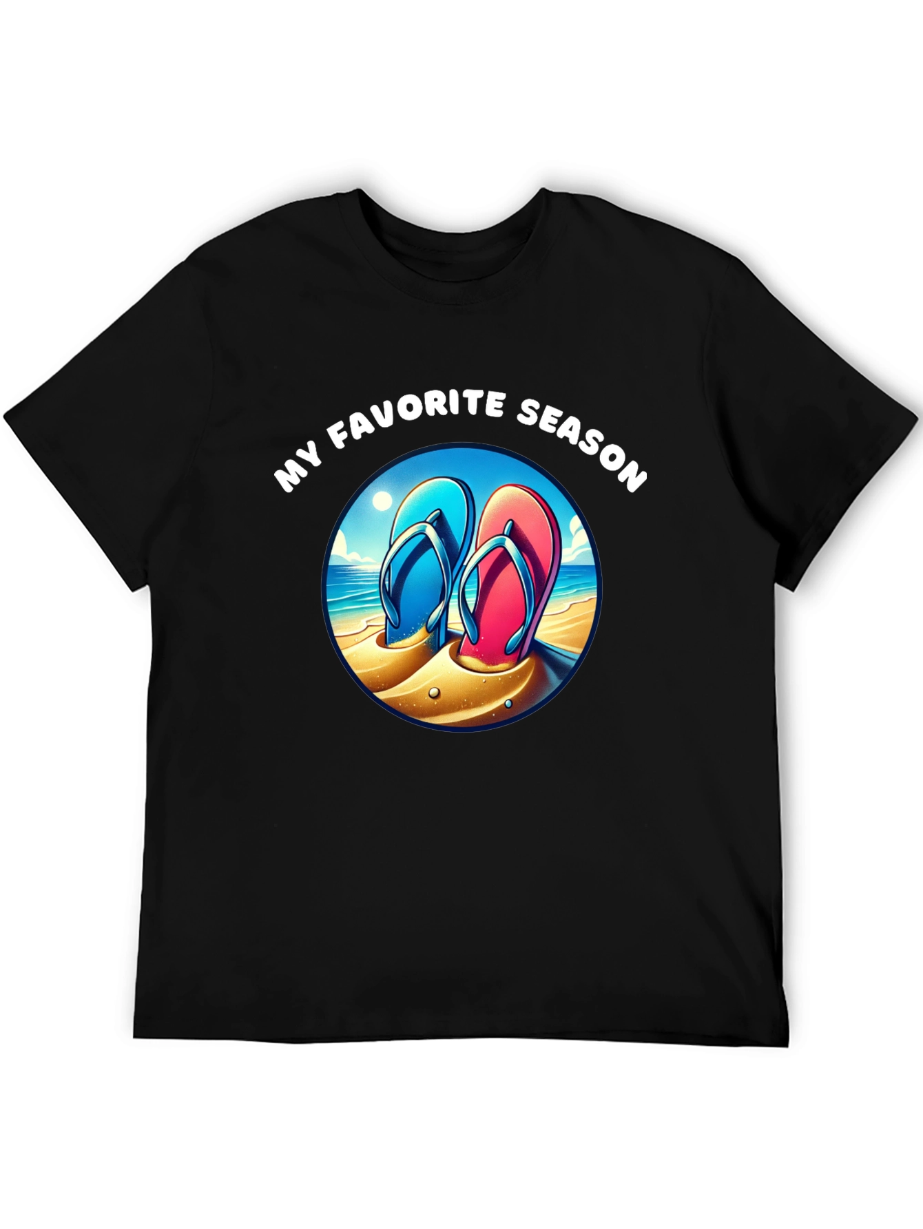 My Favorite Season Beach Flip Flop T-Shirt