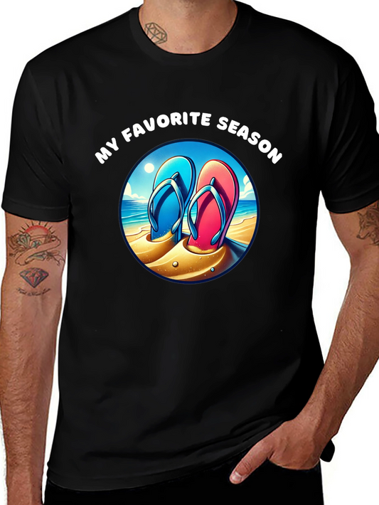 My Favorite Season Beach Flip Flop T-Shirt