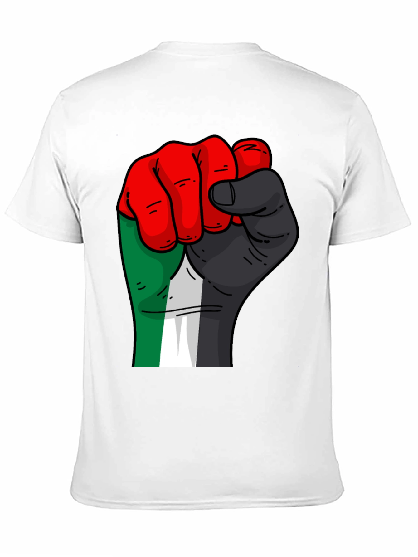 Fist Graphic Black T-Shirt - Solidarity Style