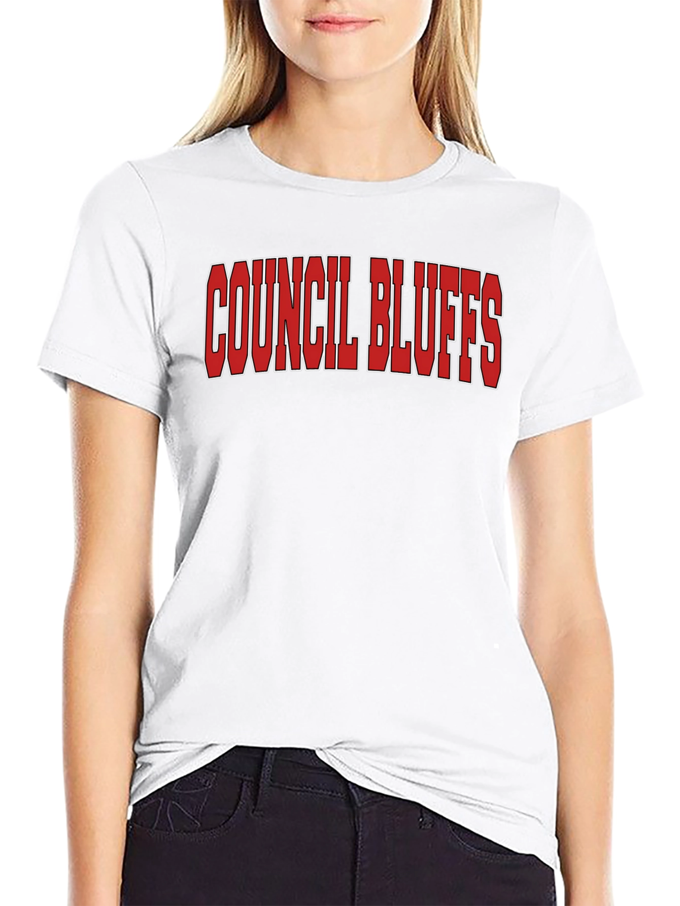 Council Bluffs Graphic T-Shirt - Black