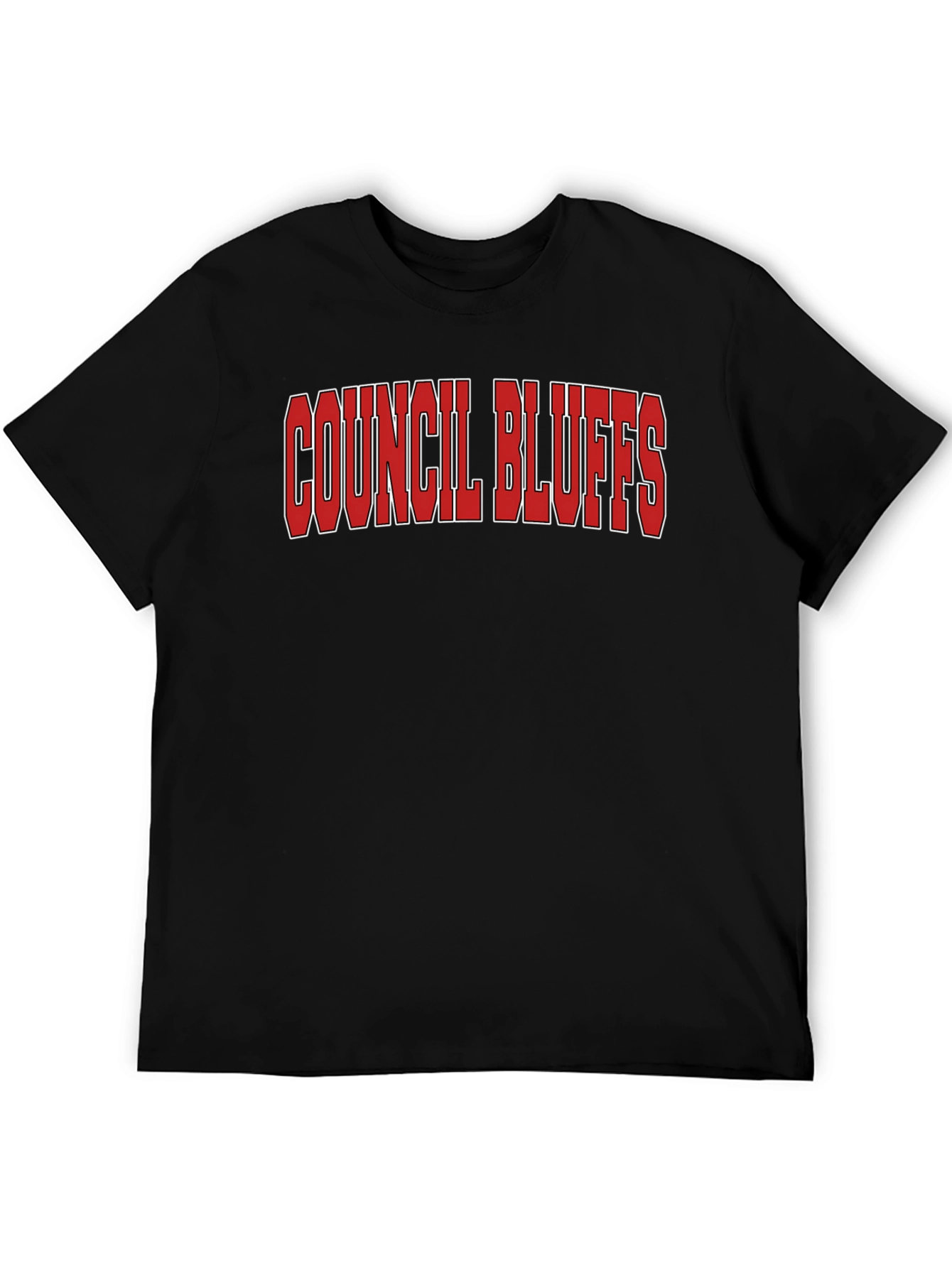 Council Bluffs Graphic T-Shirt - Black