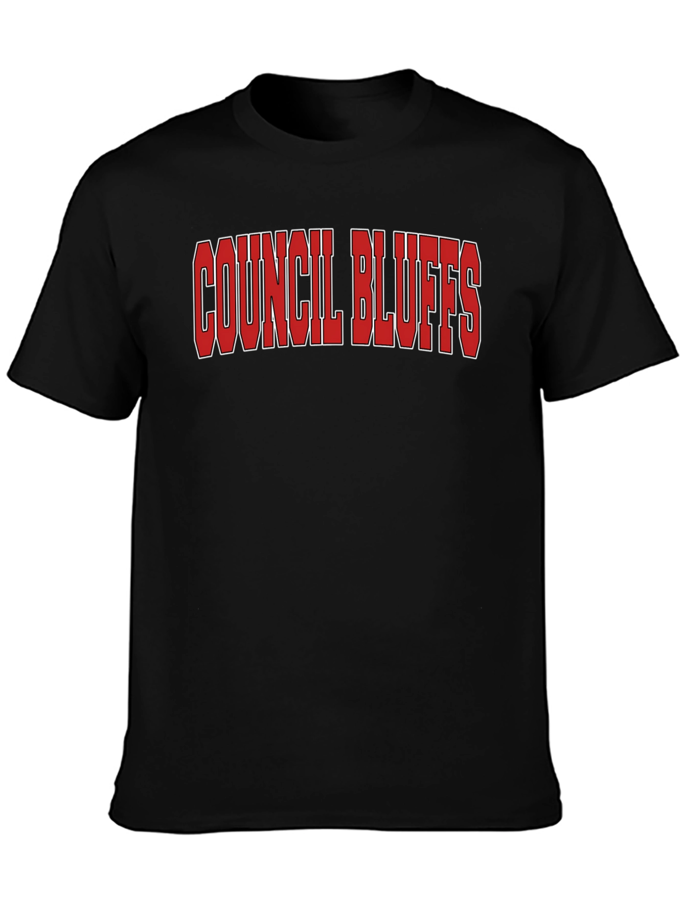 Council Bluffs Graphic T-Shirt - Black
