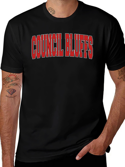 Council Bluffs Graphic T-Shirt - Black